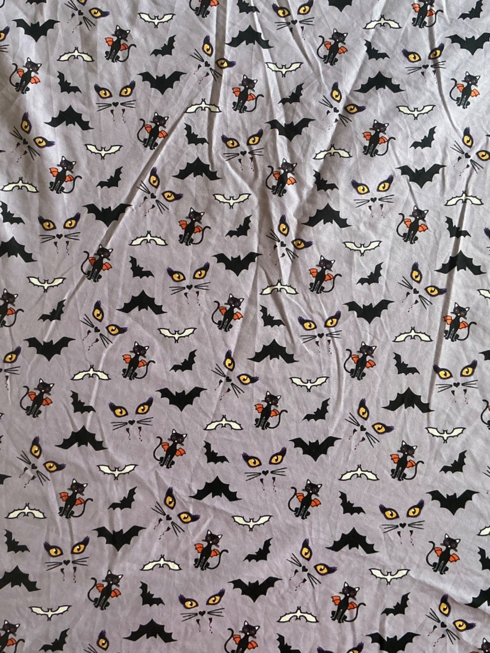 Betsey Johnson Halloween Print KING Fitted Sheet - Picture 5 of 6